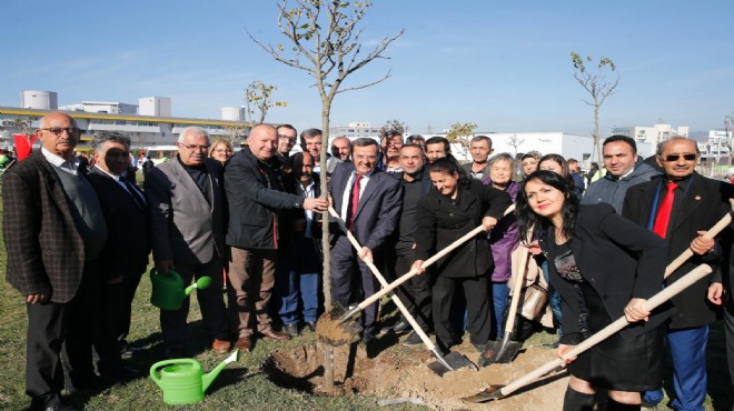 Konak'ta fidanlar engelsiz yaşam için