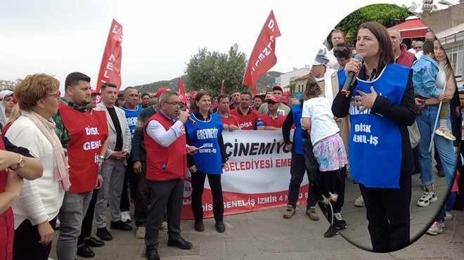 Maaş krizi Foça'ya sıçradı... Başkan da greve çıktı!