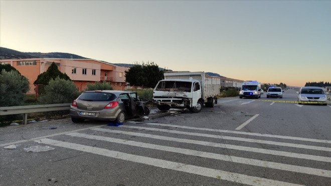 Manisa'da feci kaza... 1 kişi öldü!