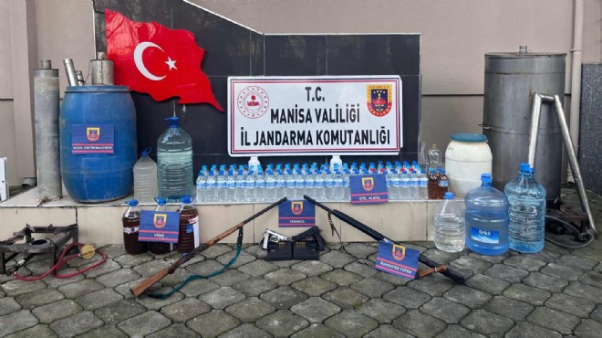 Manisa'da ölüm içkisi operasyonu!