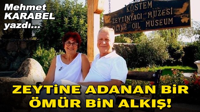 Mehmet KARABEL yazdı... Zeytine adanan bir ömür bin alkış!