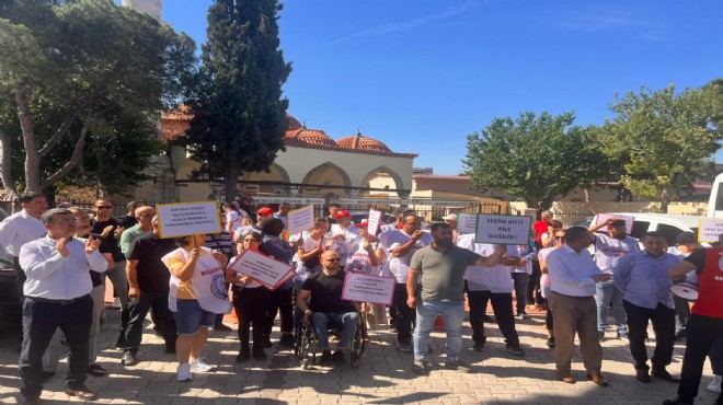 Menemen’de işçilerin eylemi sürüyor!