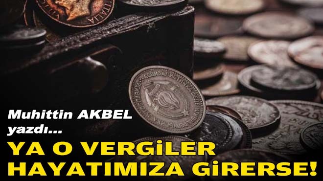 Muhittin AKBEL yazdı... Ya o vergiler hayatımıza girerse!