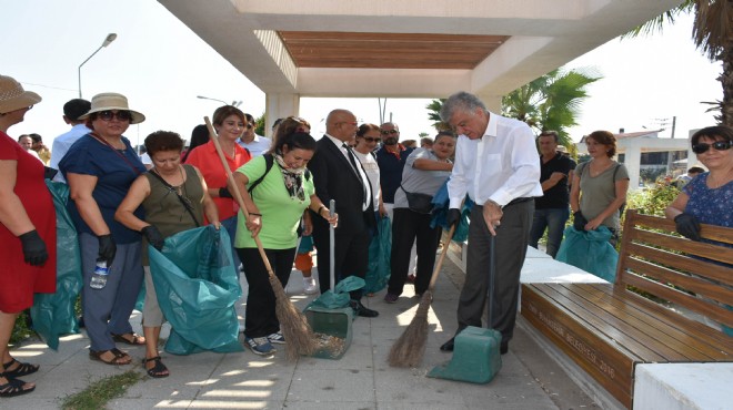 Narlıdere Deniz Festivali'nde temizlik seferberliği