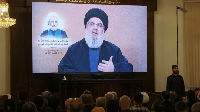 Nasrallah, Güney Kıbrıs'ı tehdit etti: Vururuz