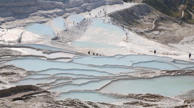 Pamukkale'de yeni yılda hedef turizmde rekor