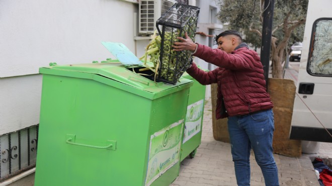 Selçuk'ta çevreci adım... Pazar atıkları gübre oluyor