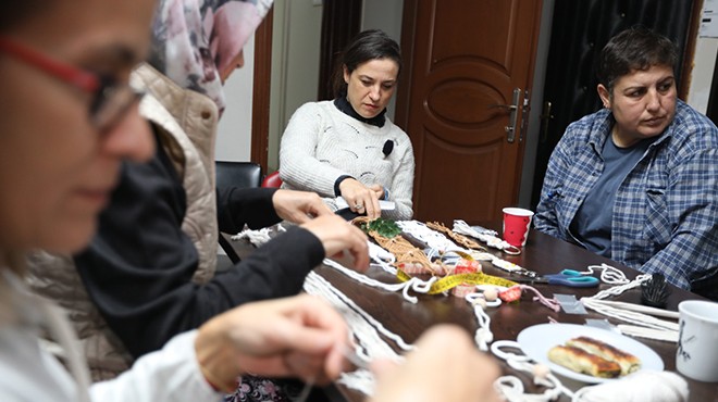 Selçuk'ta makrome kursuna yoğun ilgi