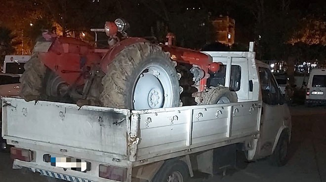 Tire'deki traktör hırsızları tutuklandı