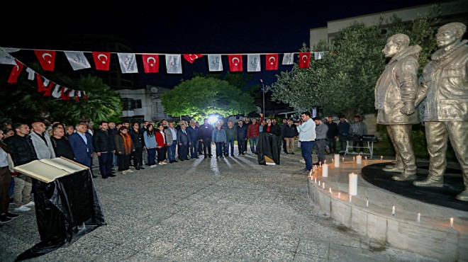 Üç fidan Bayraklı'da anıldı