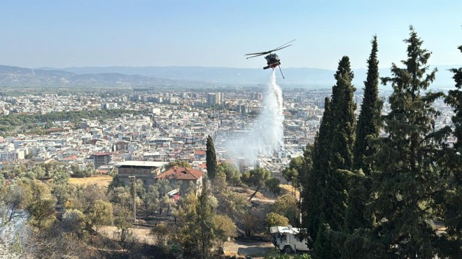 Yangın kontrol altında: 70 dönümlük alan zarar gördü