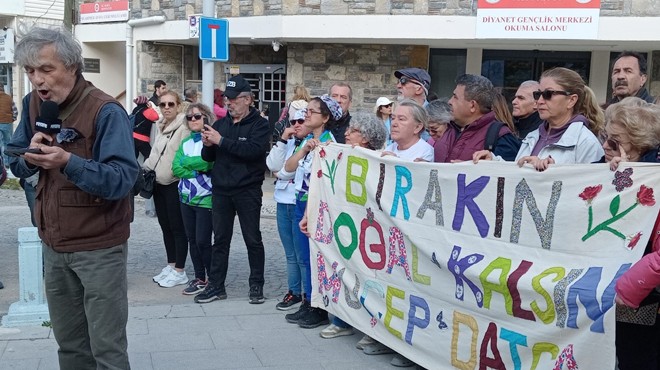 Yat limanı protestosu: Datça'nın sonu olur!