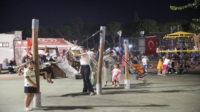 Yazın keyfi Aydın Büyükşehir Belediyesi Tekstilpark'ta yaşanıyor