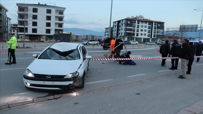 Yolun karşısına geçmeye çalışıyordu... Yaşlı adamın acı sonu!