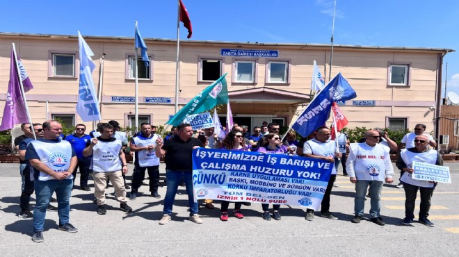 Büyükşehir zabıtalarından eylem: Bu işyerinde mobbing var!